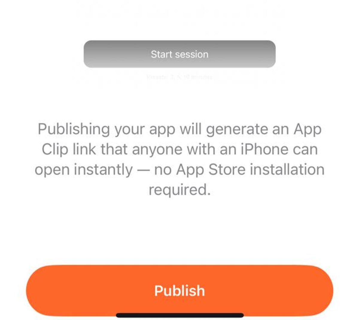 Appclip publish