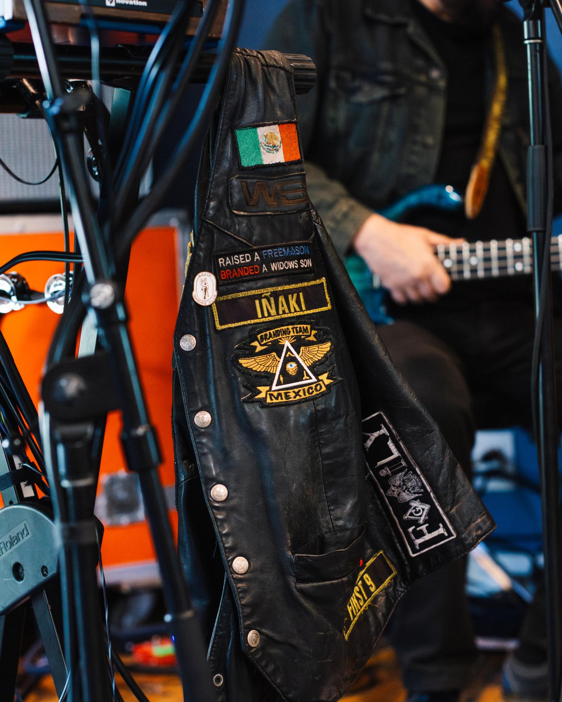 Fobia rehearsing at panoram studios in mexico city photography by Alan Cortés