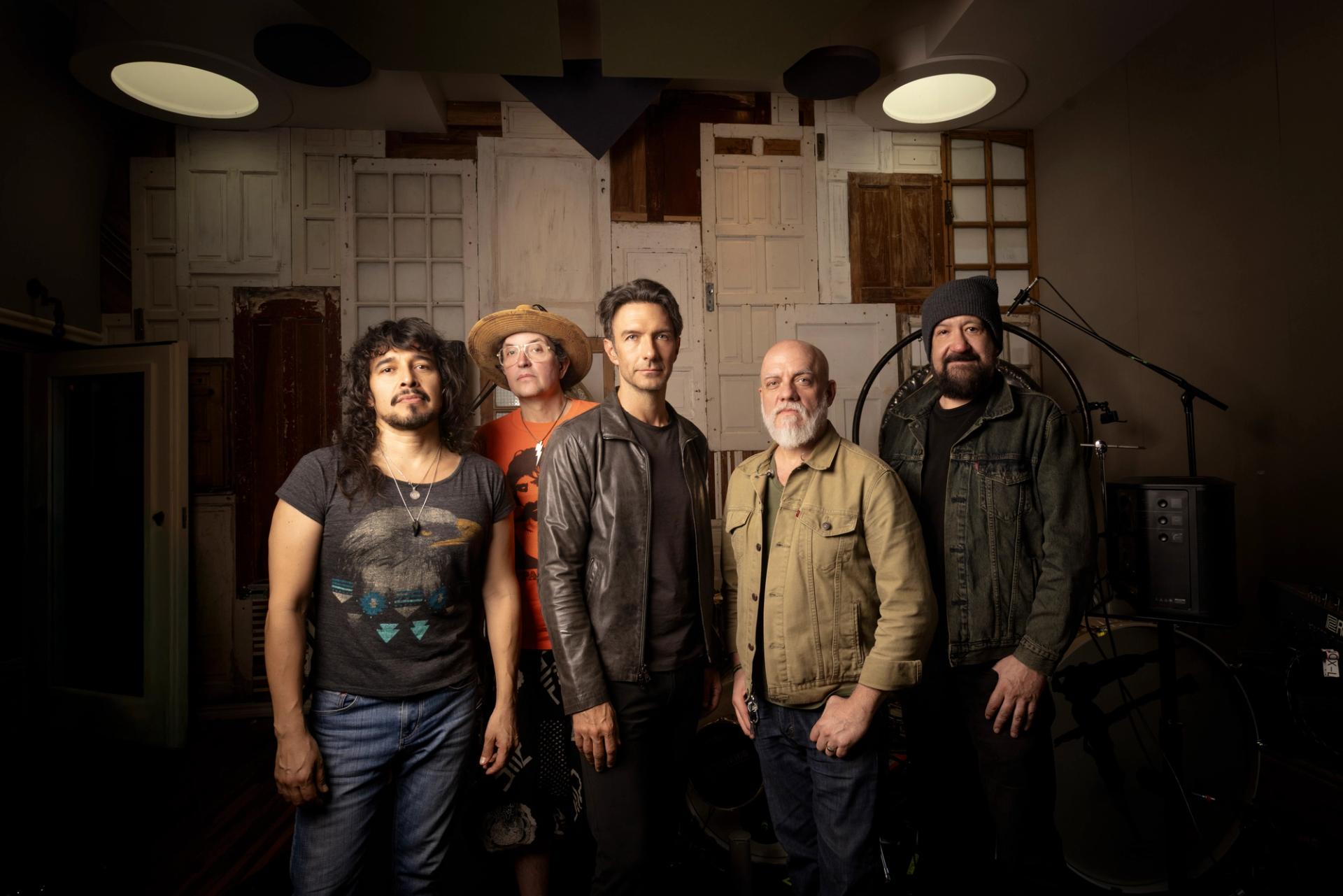 Fobia rehearsing at panoram studios in mexico city photography by Alan Cortés