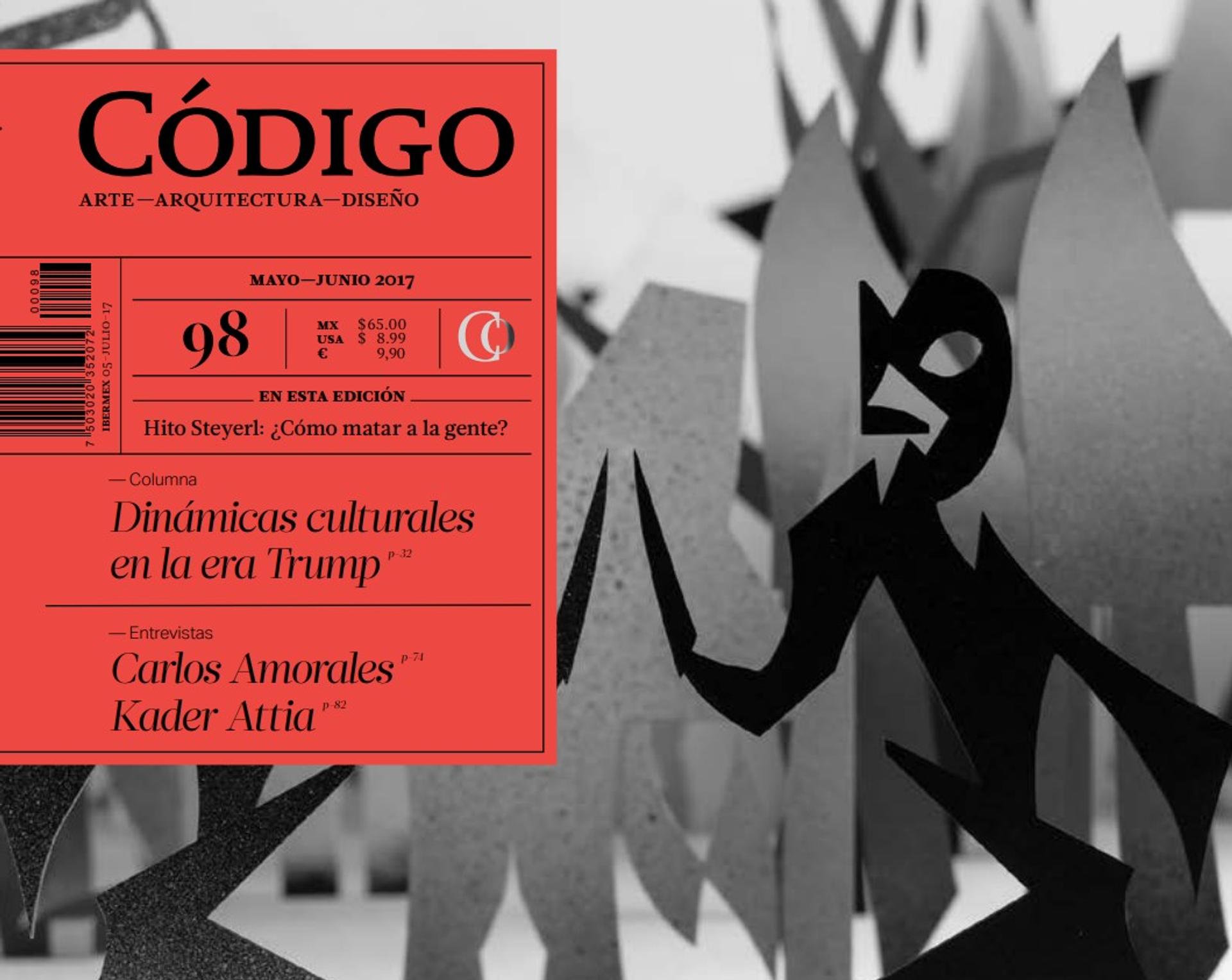 Portada Revista Código, presentando Fotografía por Alan Cortés