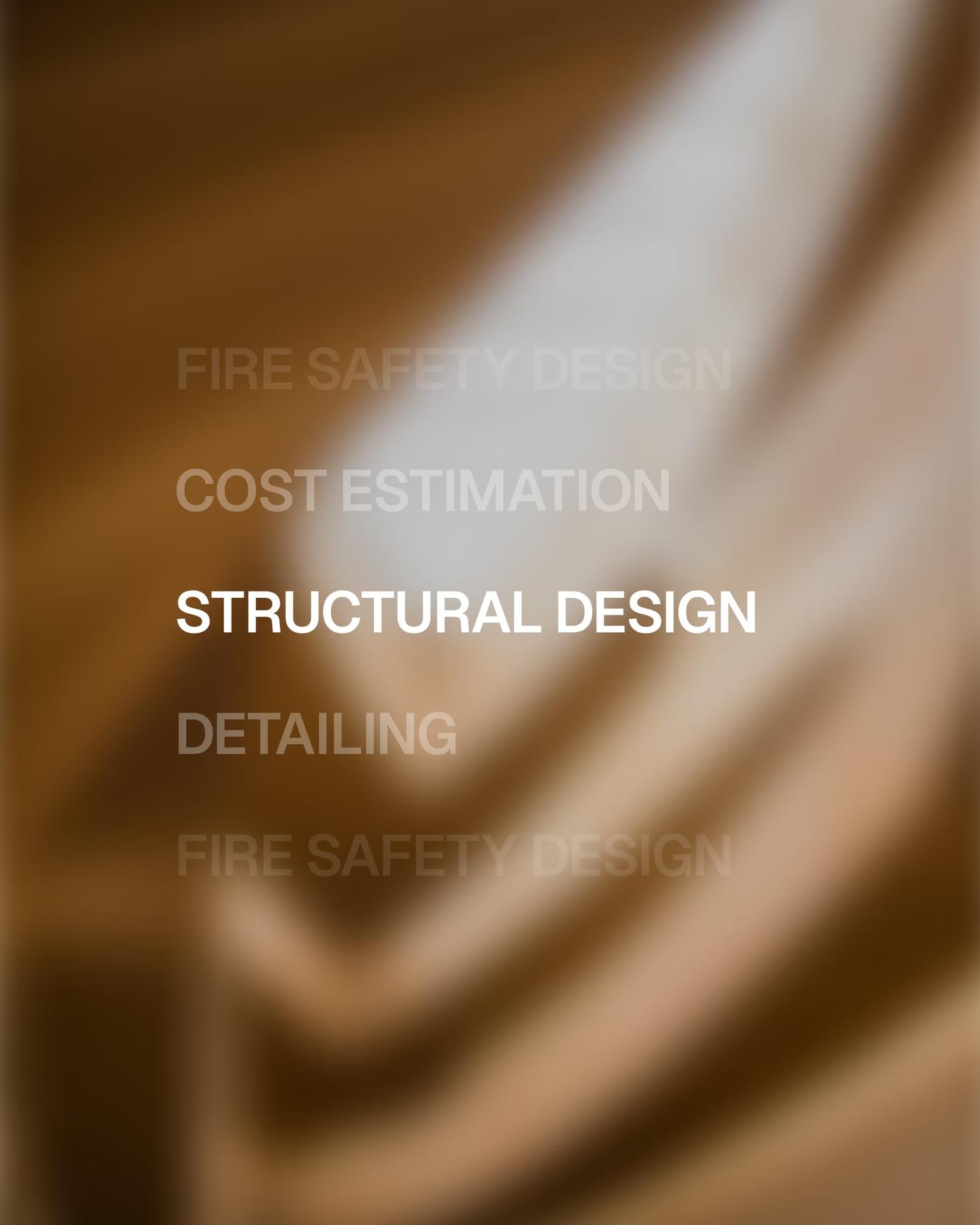 Leistungen von RISE Engineers: Structural Design, Cost Estimation, Detailing und Fire Safety Design