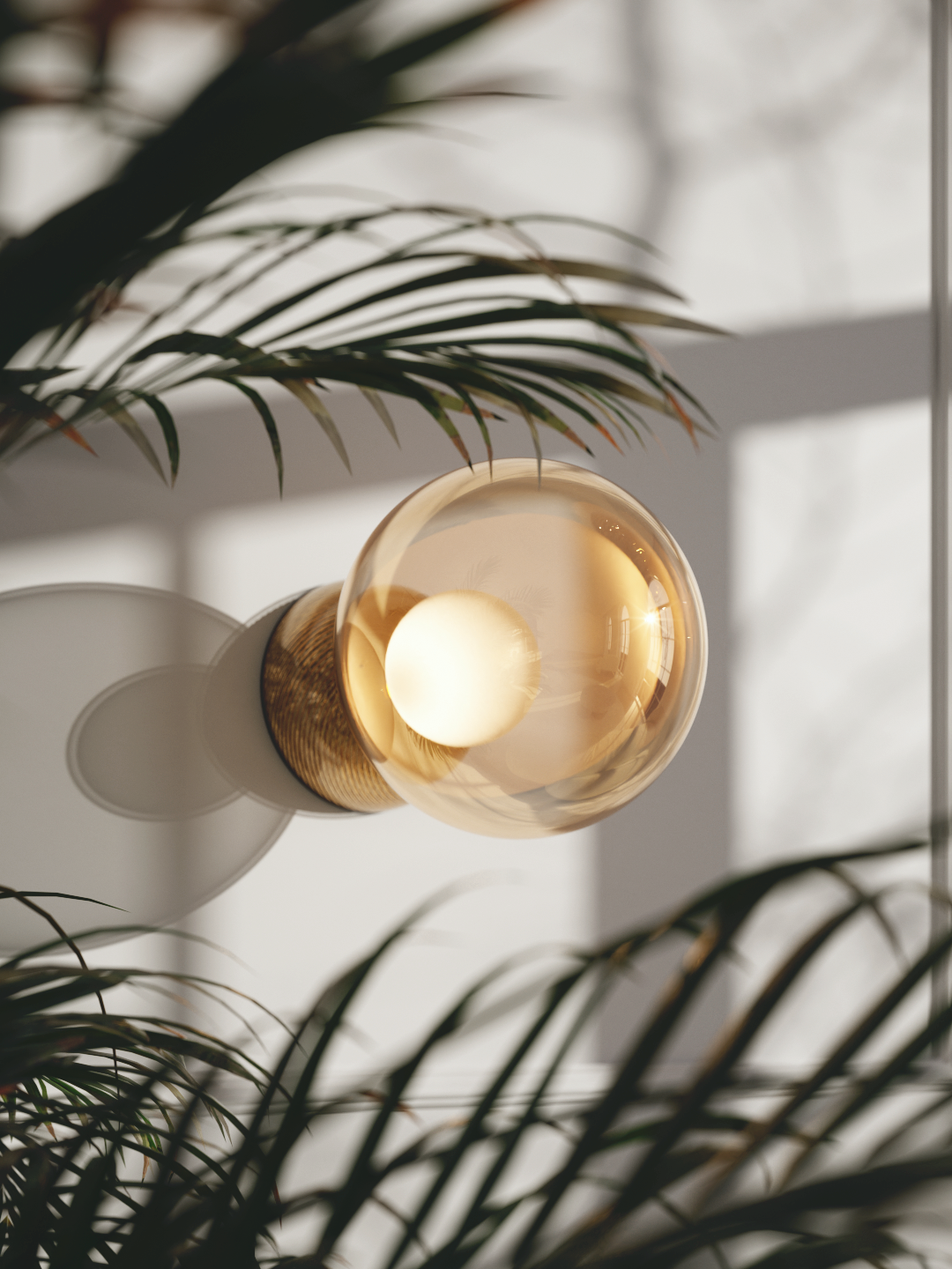 Sans Souci Charm wall lamp visualisation crystal bohemian glass lamp