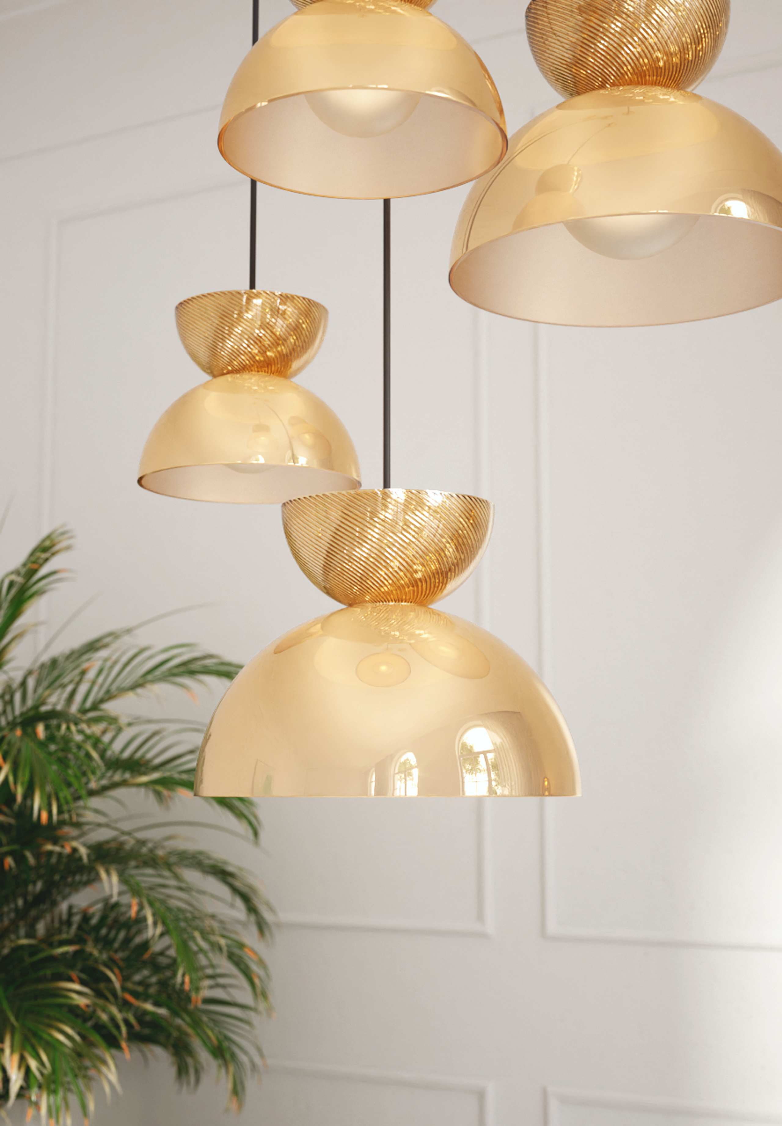 Sans Souci Charm pendant crystal chandelier visualisation