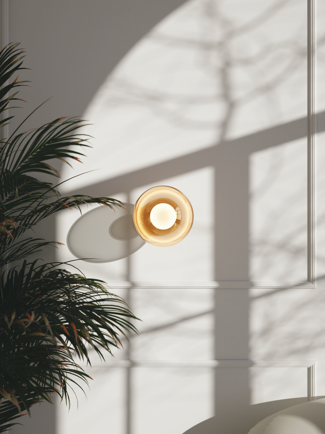 Sans Souci Charm wall lamp visualisation crystal bohemian glass lamp