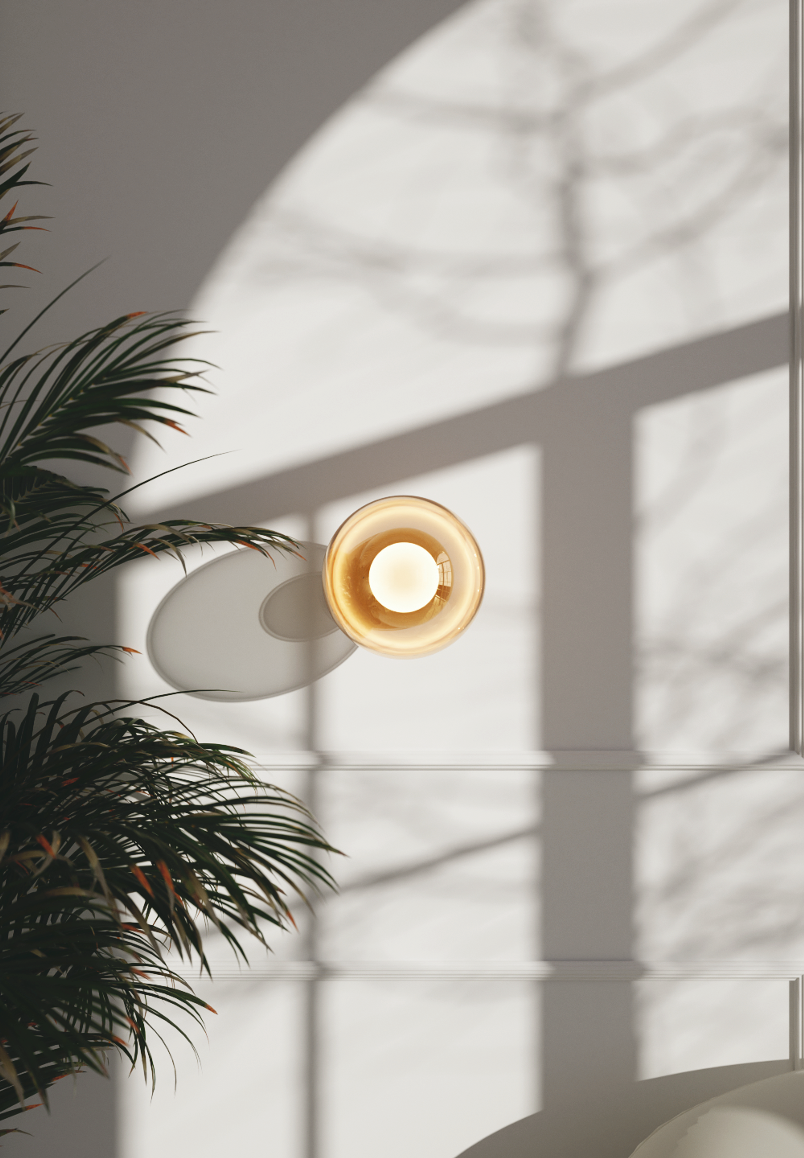 Sans Souci Charm wall lamp visualisation crystal bohemian glass lamp