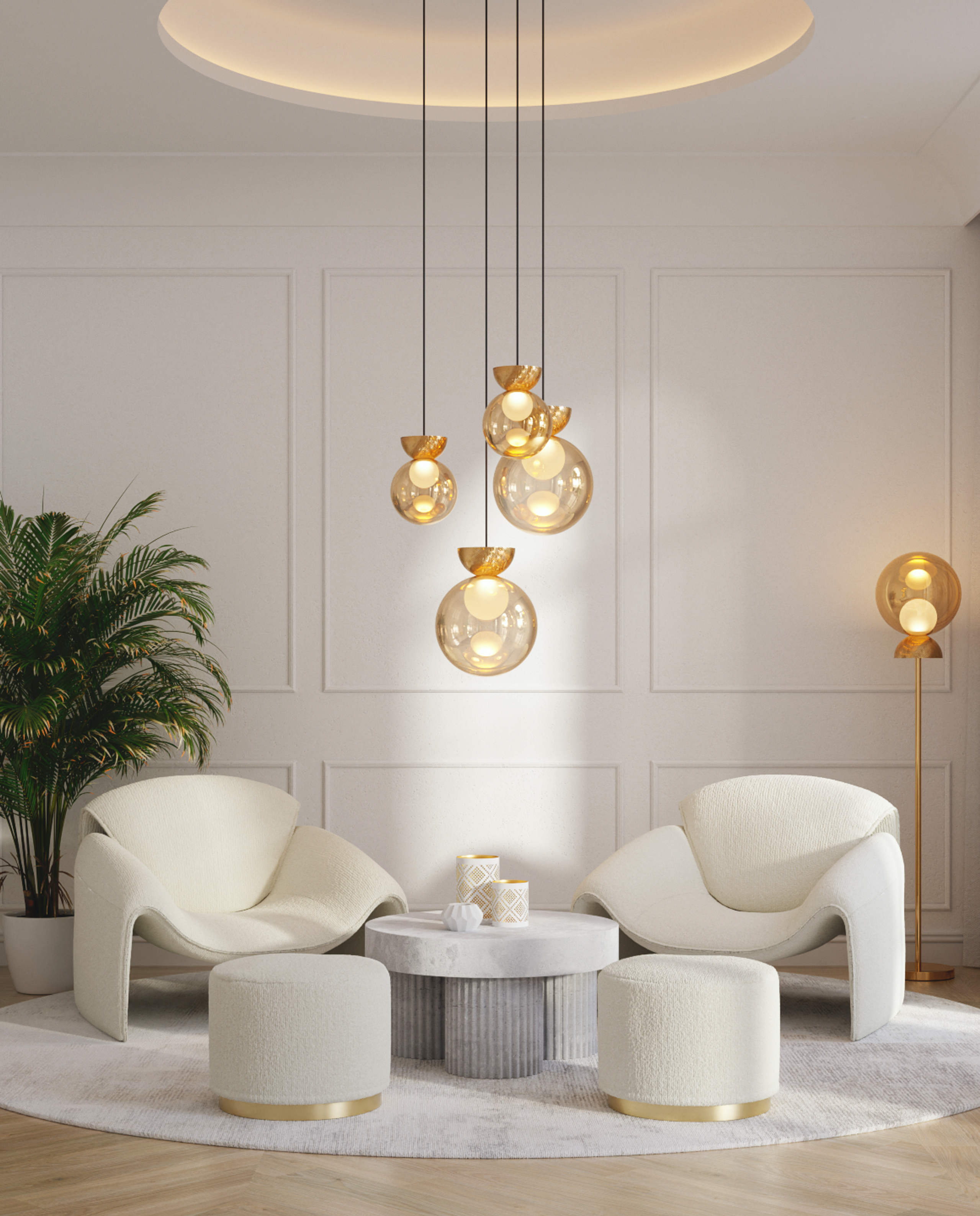 Charm family of bohemian crystal glass products