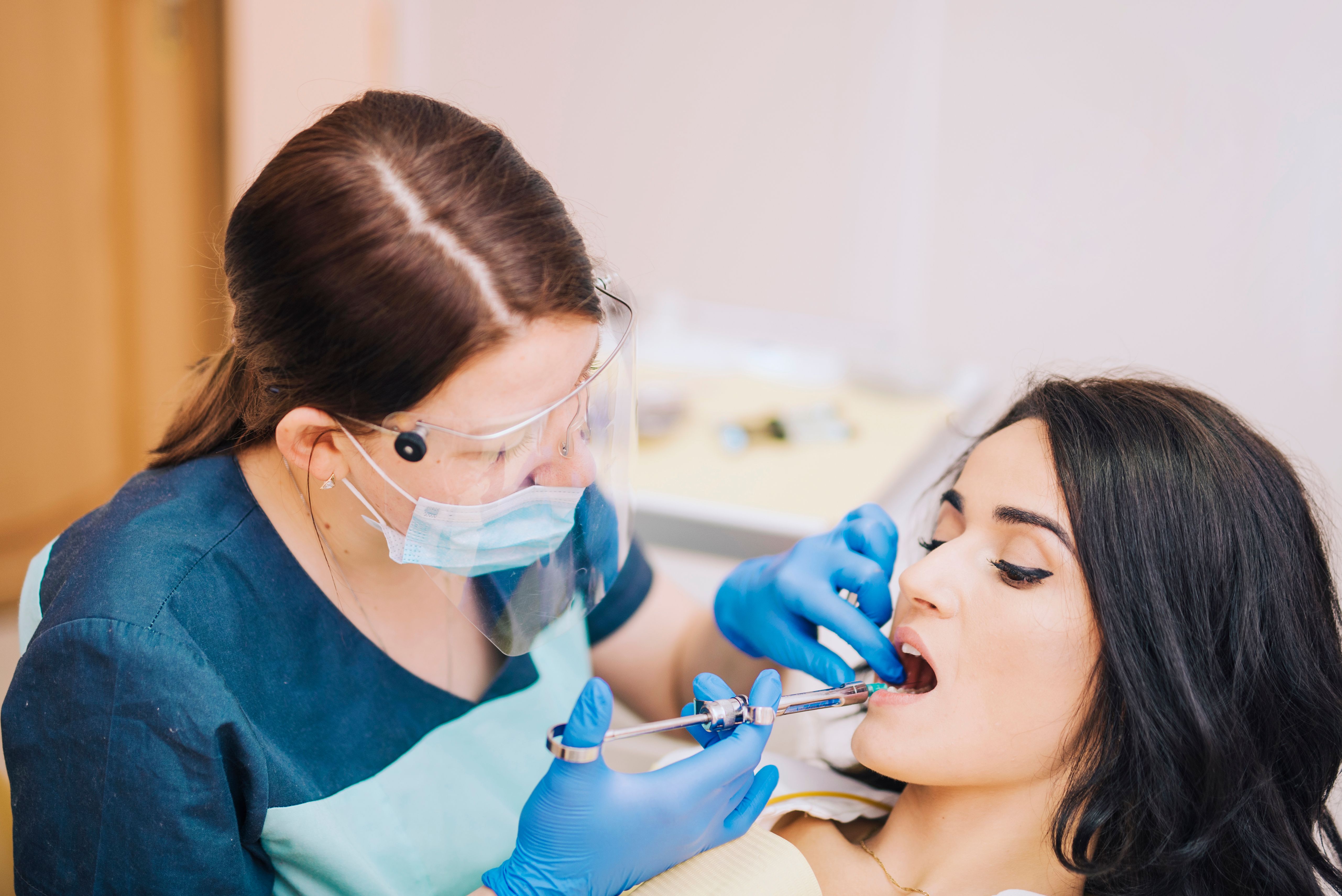 Image shows the use of PRP in dentistry