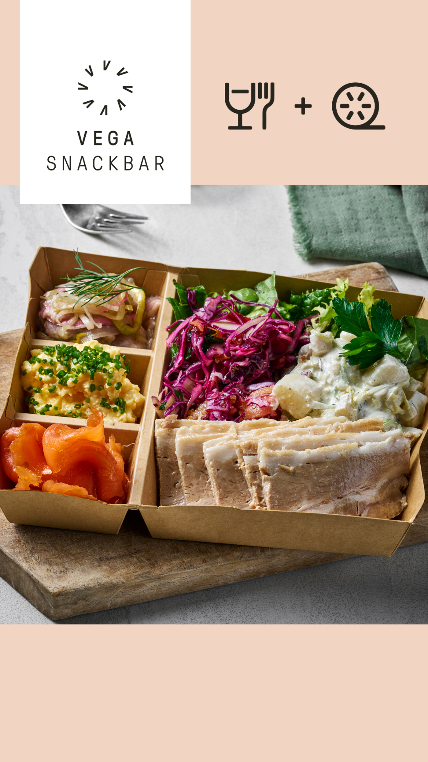 Bilde av en juletallerken med forskjellig julemat