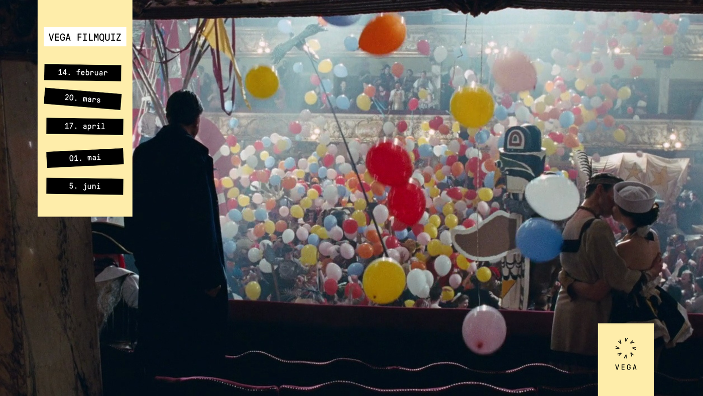 Fest med massefargerike ballonger. 