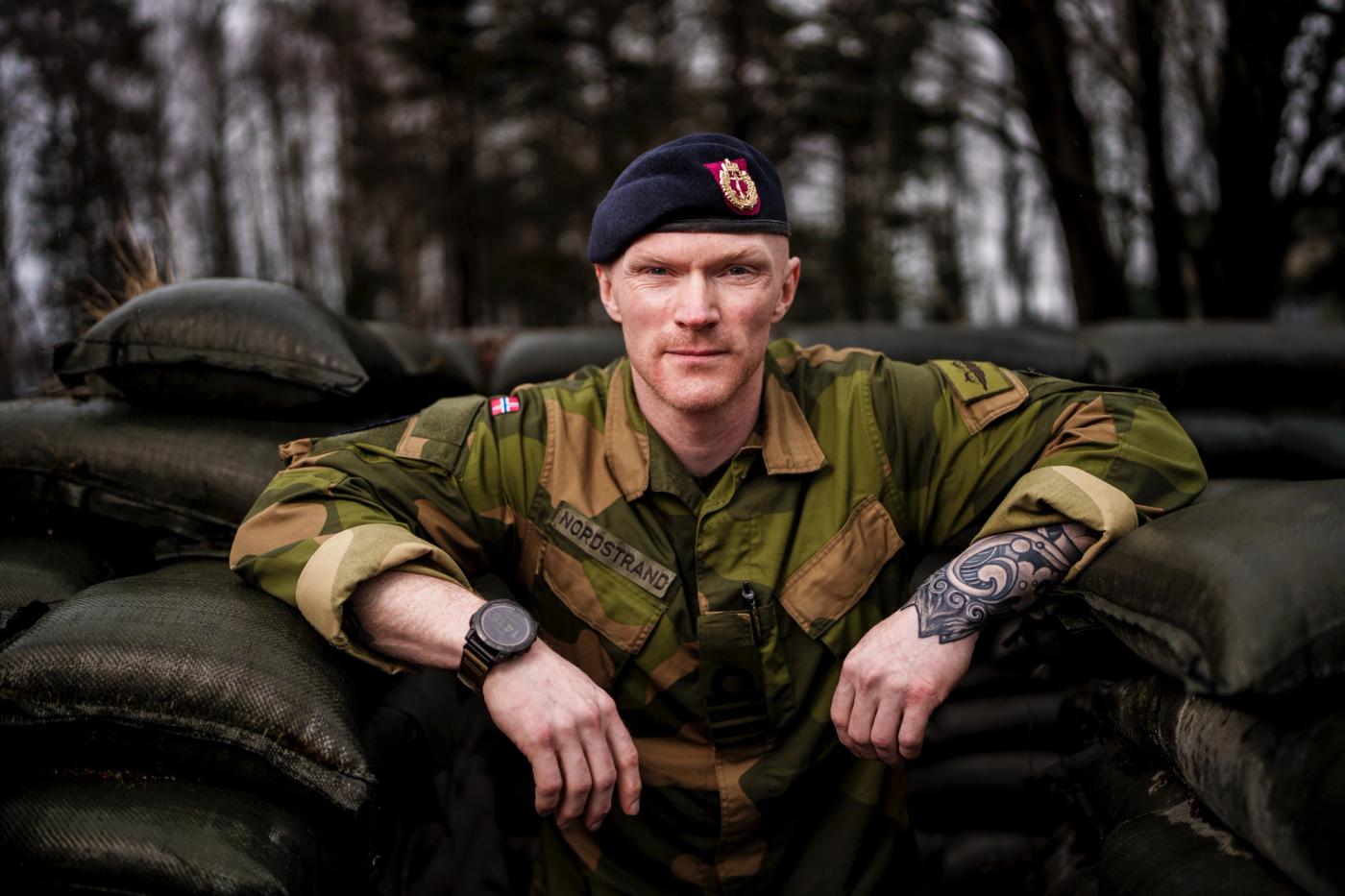 Portrett av kommandørkaptein Andreas Nordstrand