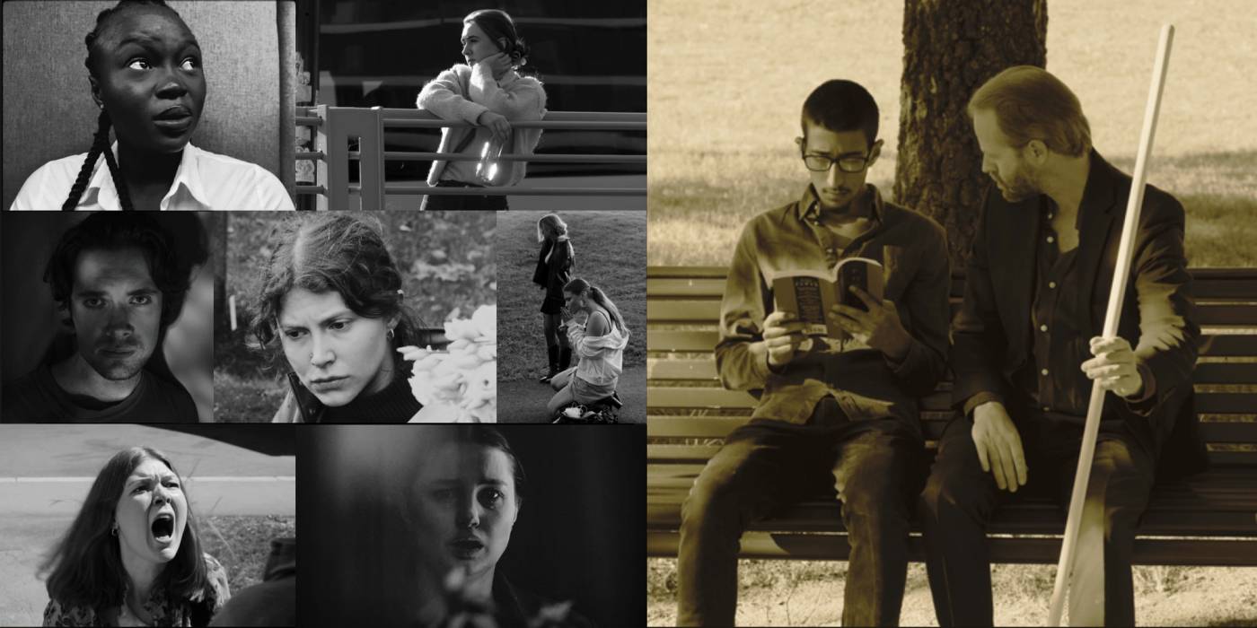 Masse bilder av karakterer fra filmene i programmet