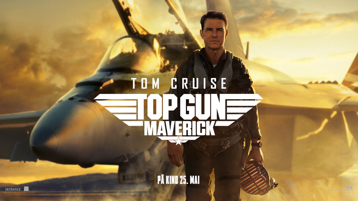 Top Gun: Maverick liggende plakat