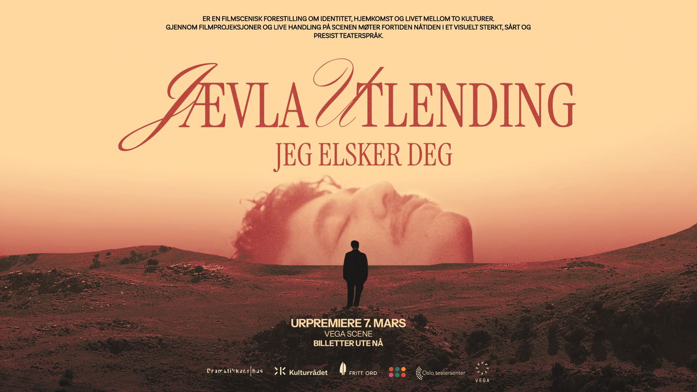 Jævla utlending liggende plakat