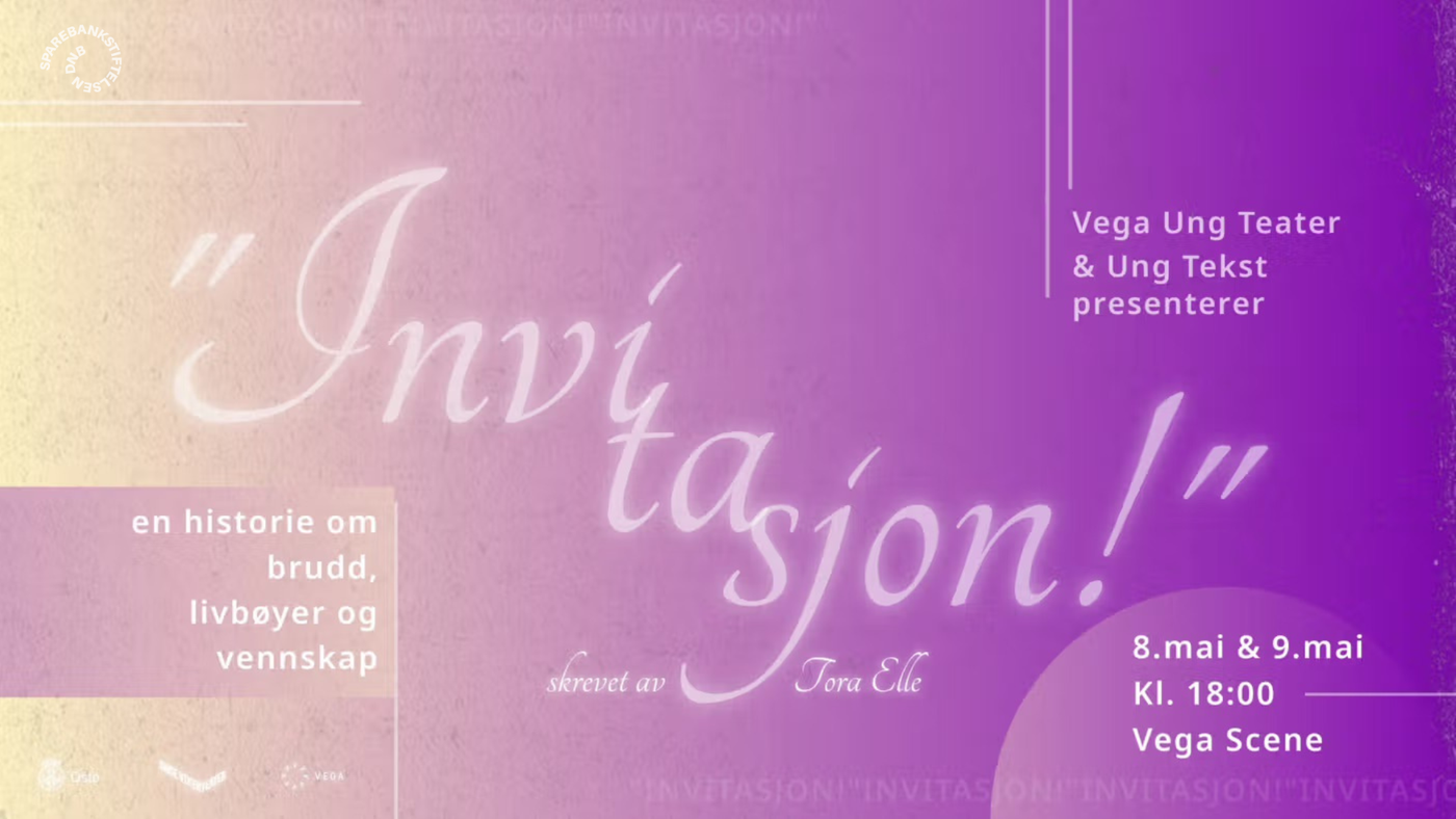 Vega Ung Invitasjon ny plakat