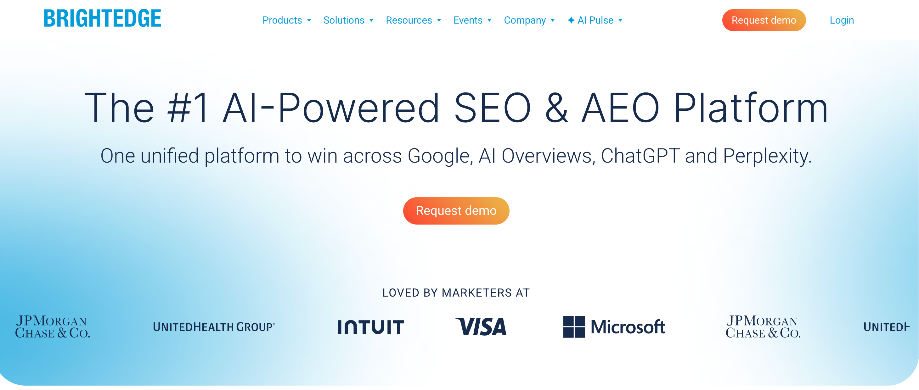 BrightEdge homepage