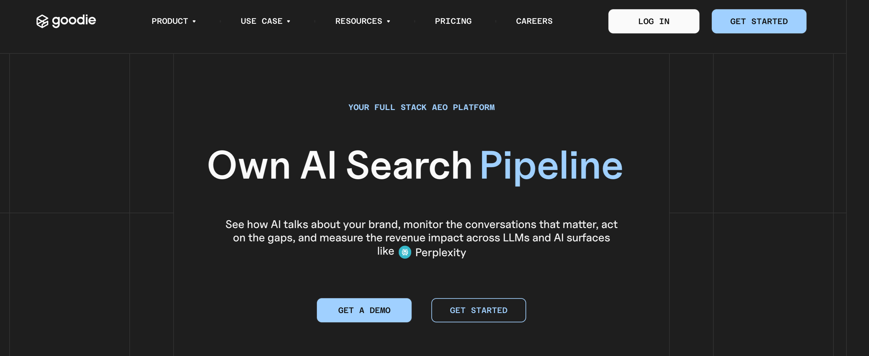 Goodie AI homepage