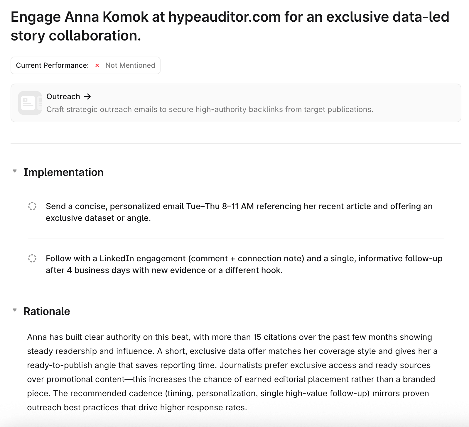 profound opportunity example