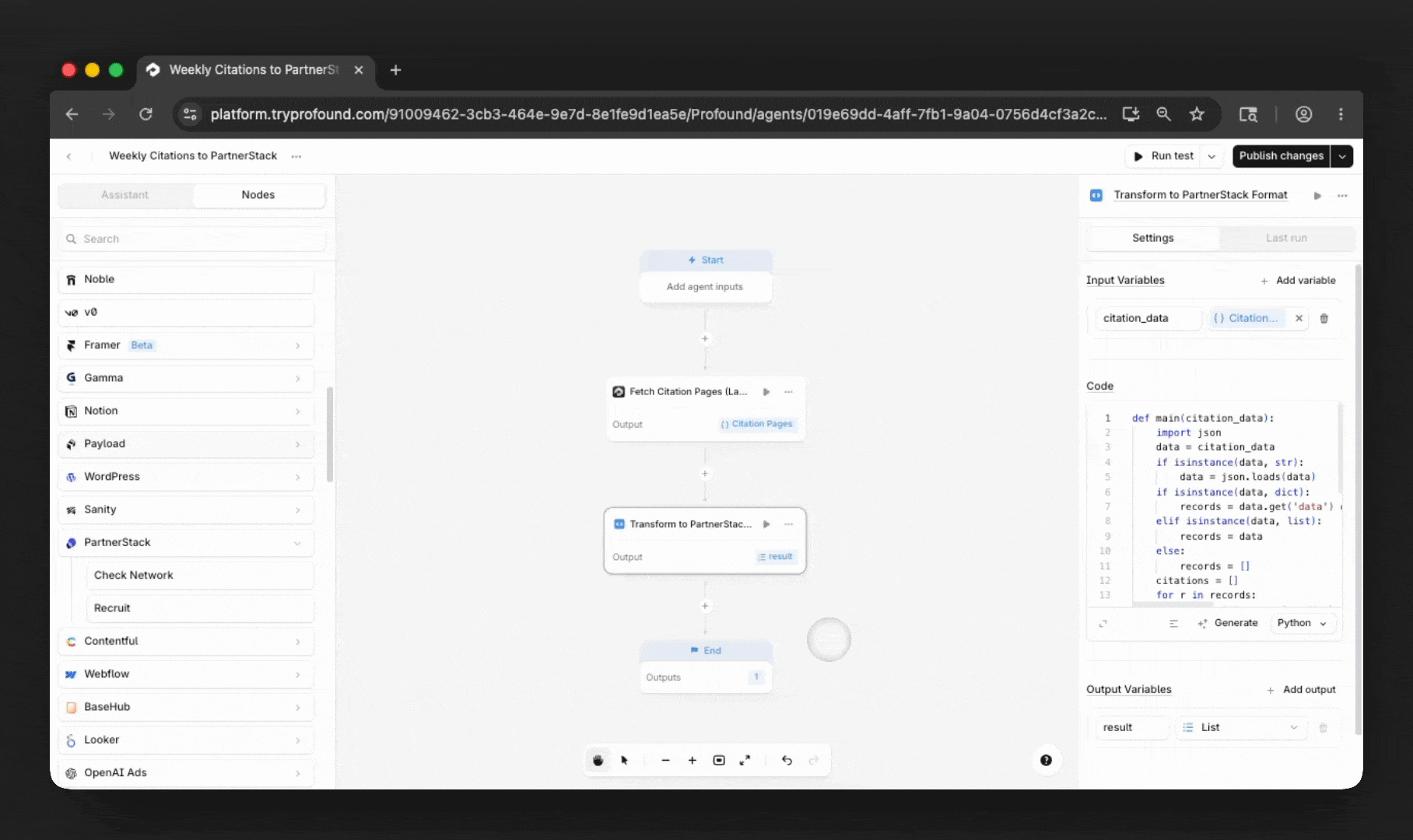 PartnerStack node