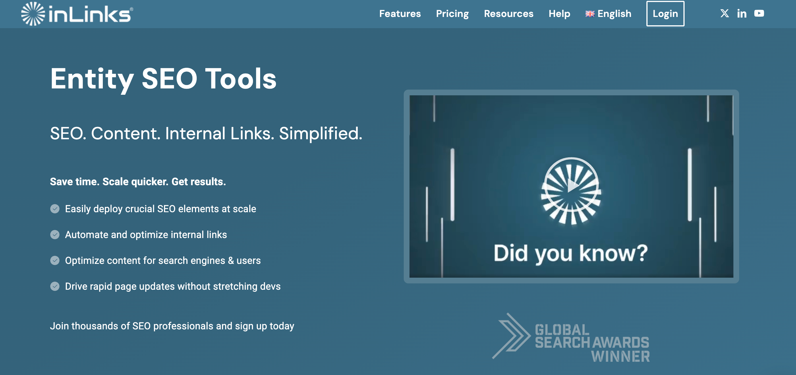 InLinks homepage