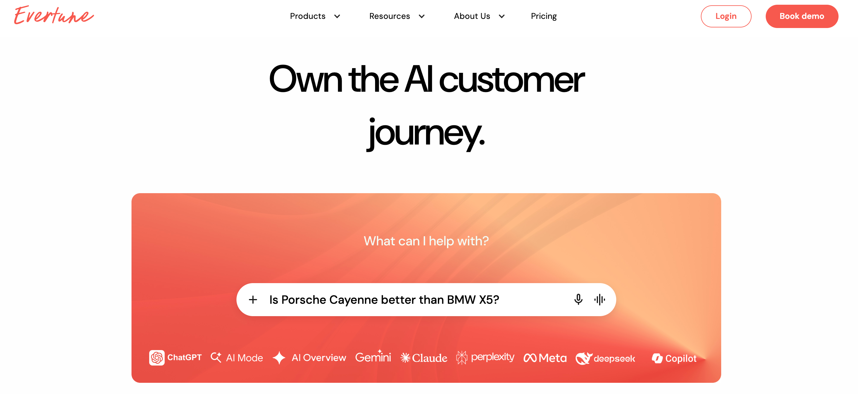 Evertune homepage