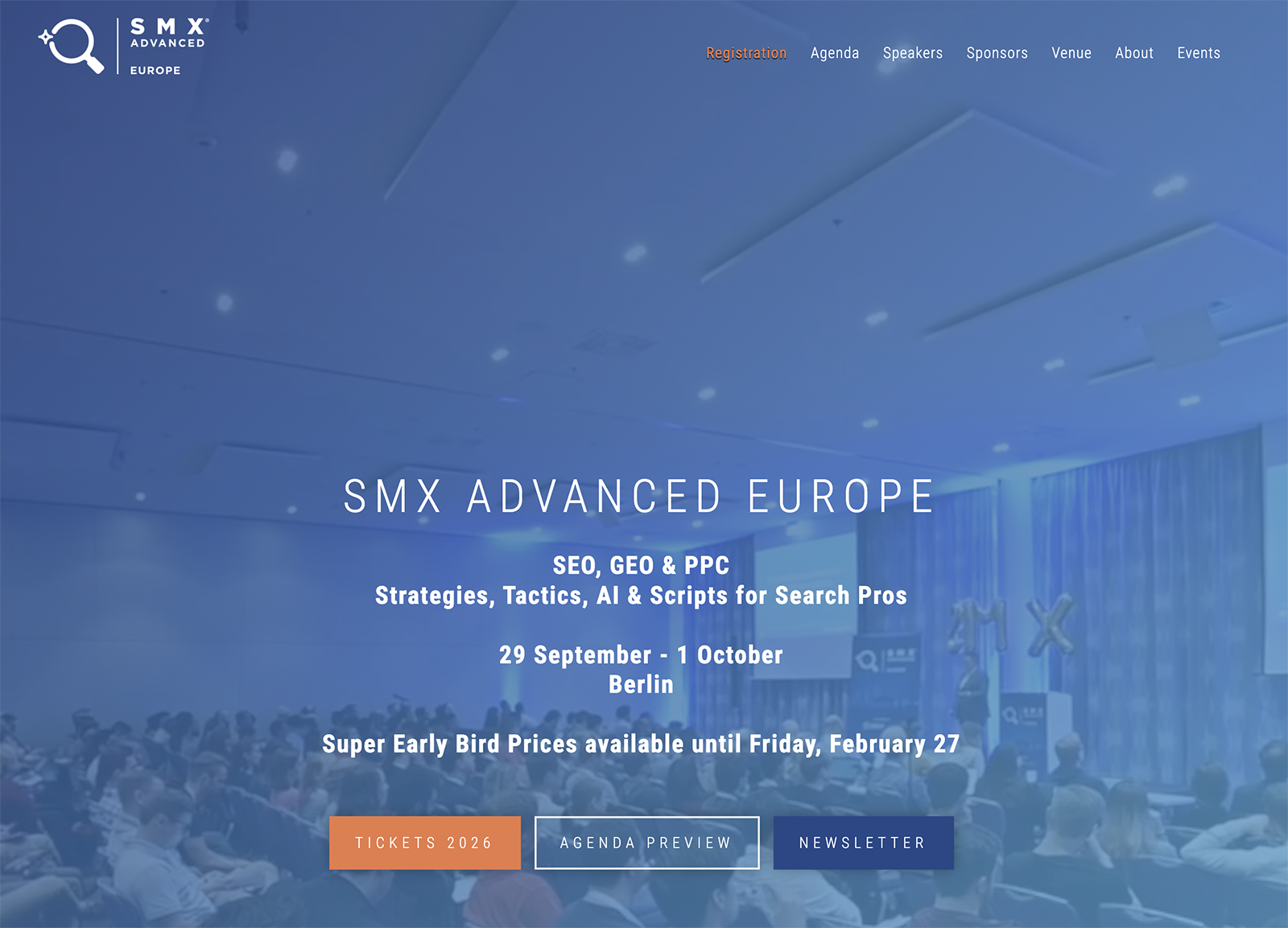 SMX homepage