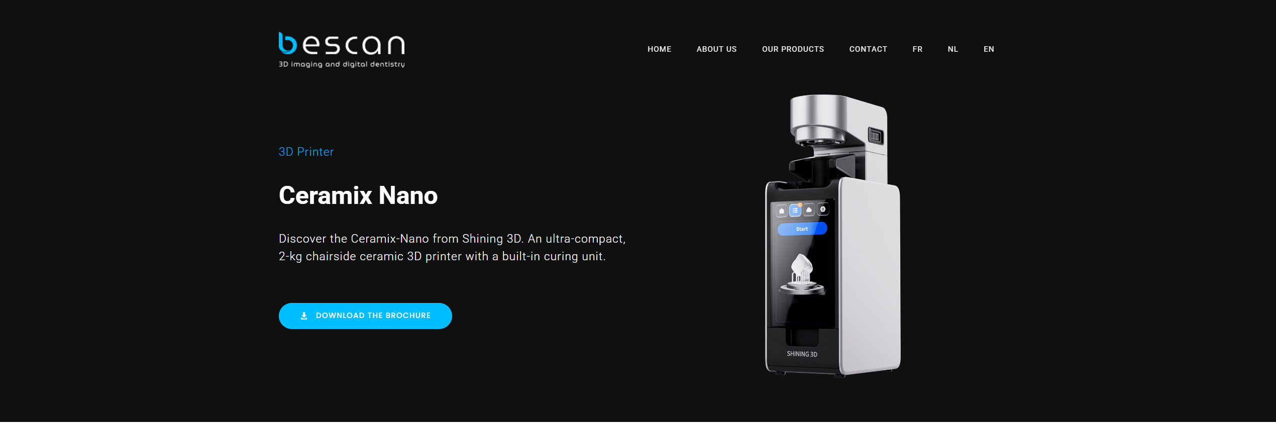 Bescan original old product page before redesign