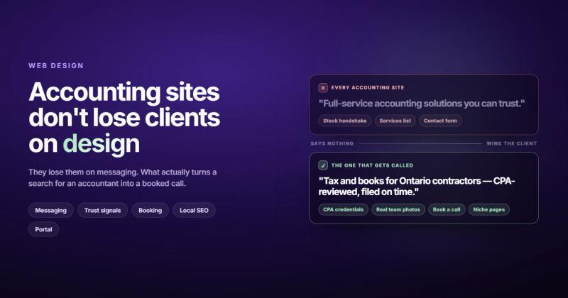 Websites for Accountants: What Actually Gets You Clients