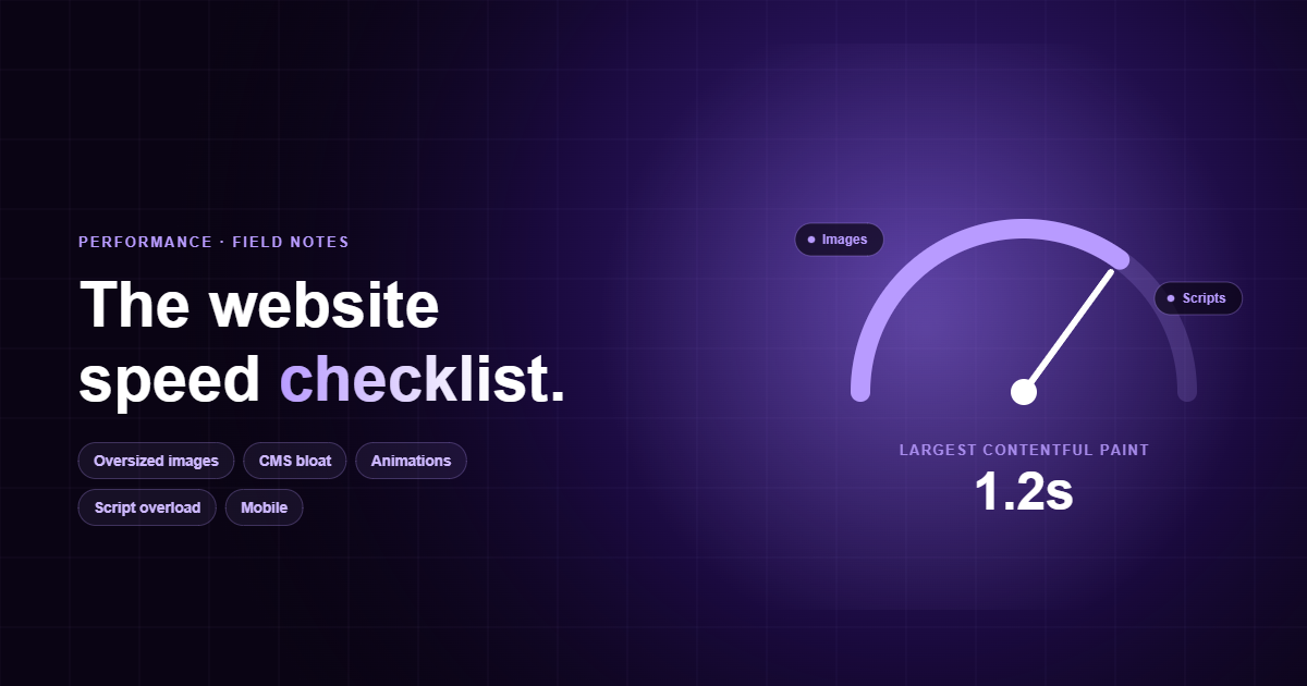 Why Your Website Feels Slow (And How to Fix It)
