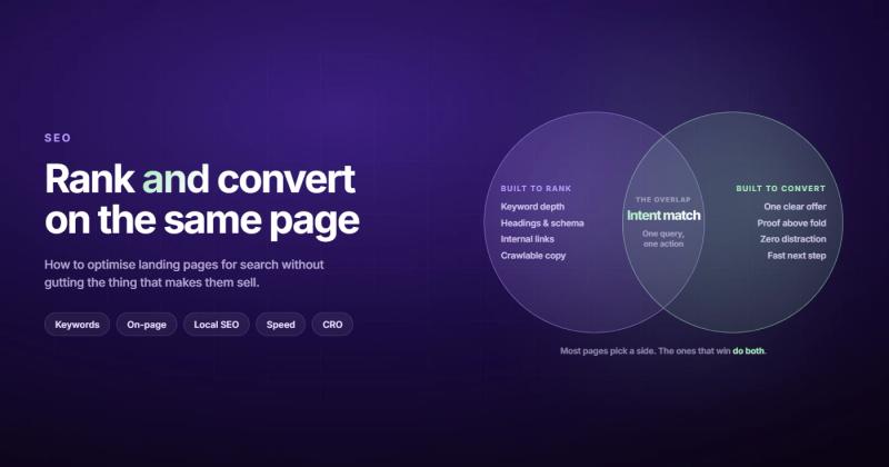 Landing Page SEO: How to Rank and Convert on the Same Page