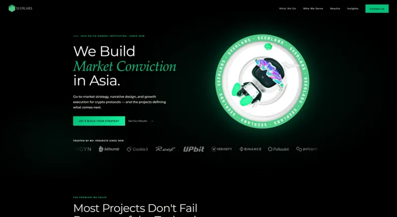 Seerlabs web design project — AI-Generated Website Conversion-Focused Rebuild