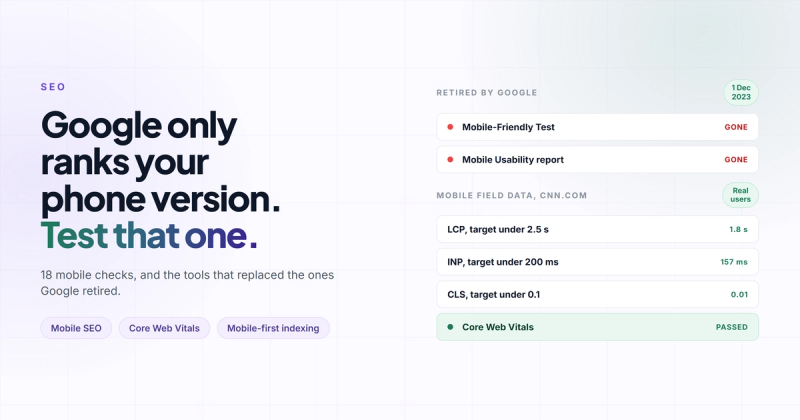 Mobile SEO Checklist: 18 Checks for Mobile-First Indexing