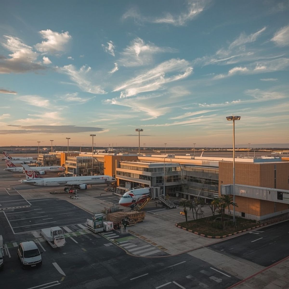 Aeroporto internacional em Luque, cidade próxima a Assunção no Paraguai