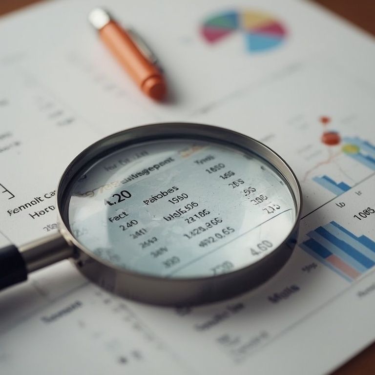Lupa sobre documento representando checagem de dado sobre empresas no Paraguai
