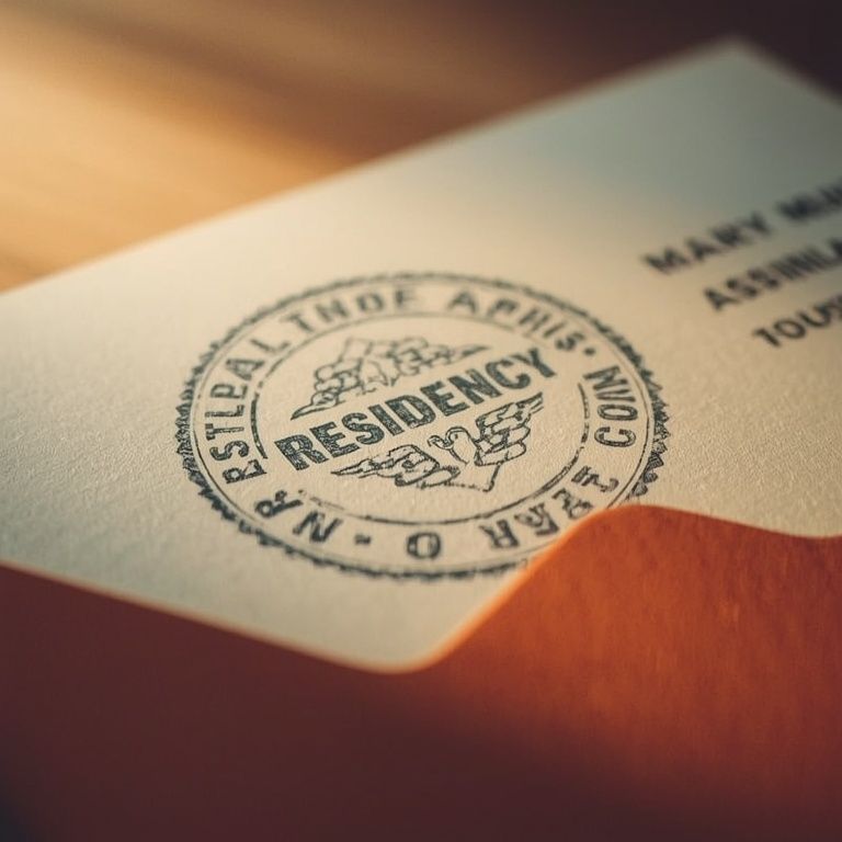 Carimbo oficial em pedido de residência de brasileiro no Paraguai