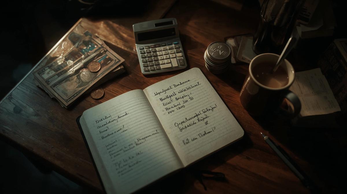 Planejamento de orçamento para morar no Paraguai com calculadora e guaranis