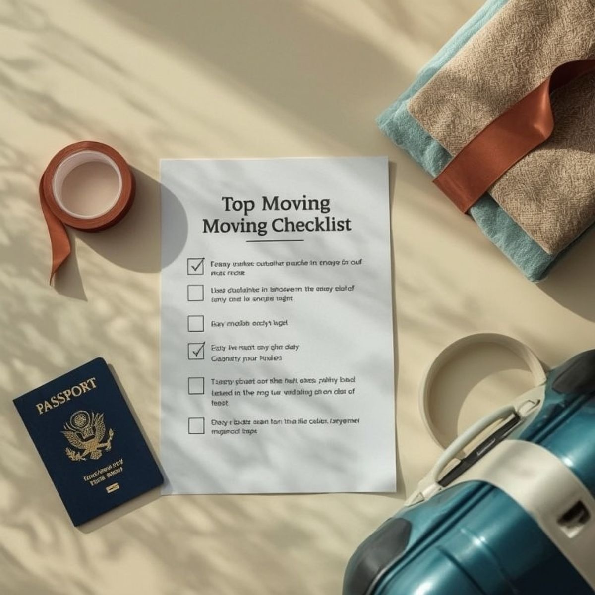 Checklist de documentos e organização para mudança para o Paraguai