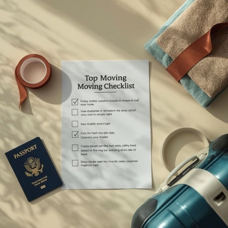 Checklist de documentos e organização para mudança para o Paraguai