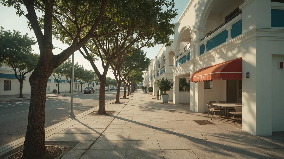 Rua residencial em bairro nobre de Assunção com boa infraestrutura para brasileiros
