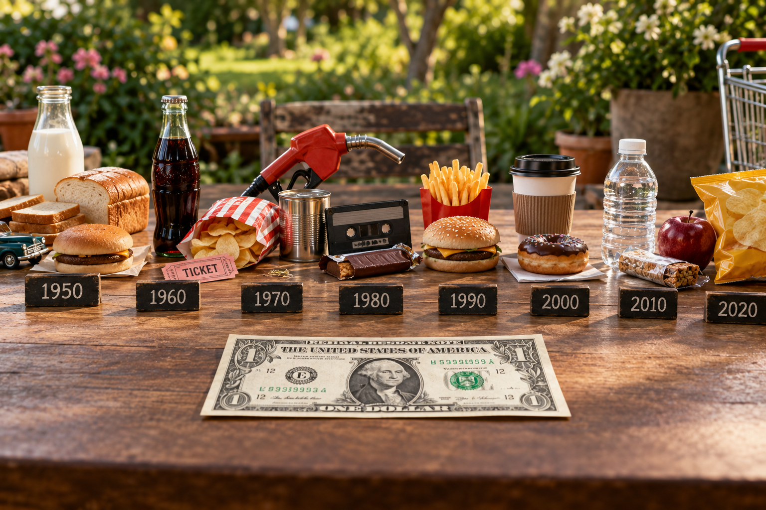 What a Dollar Actually Bought in Every Decade Since 1950