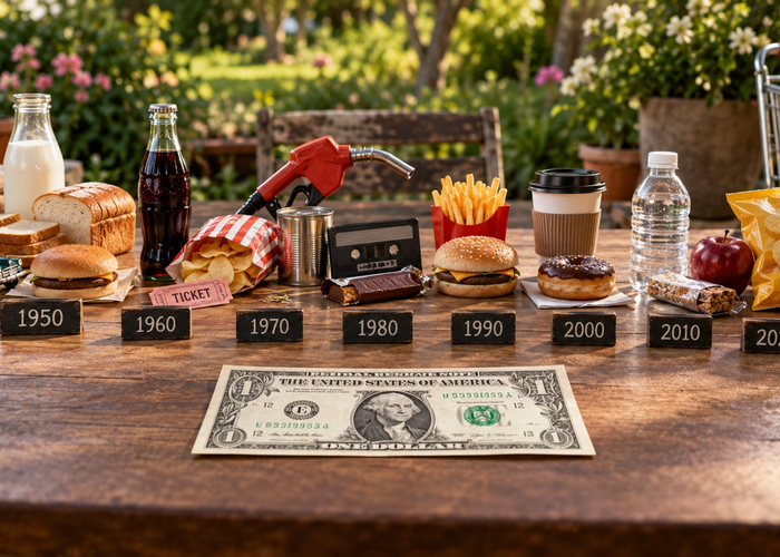 What a Dollar Actually Bought in Every Decade Since 1950