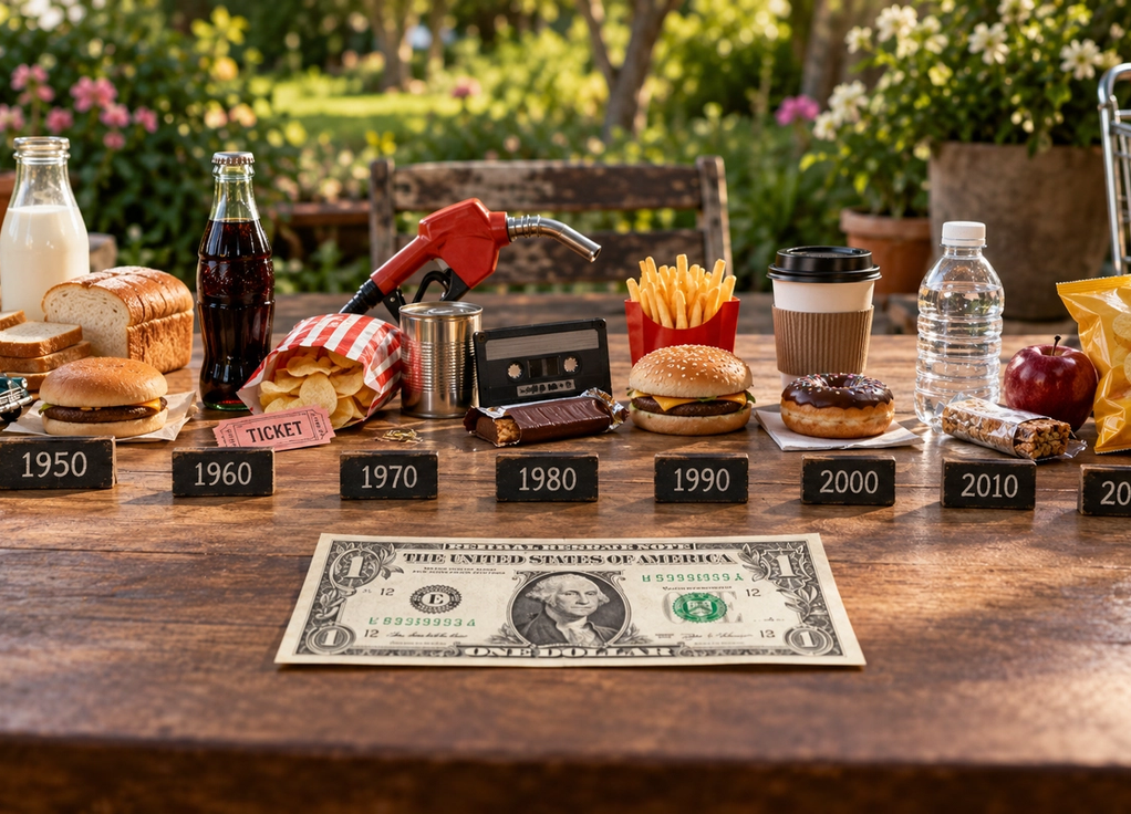 What a Dollar Actually Bought in Every Decade Since 1950