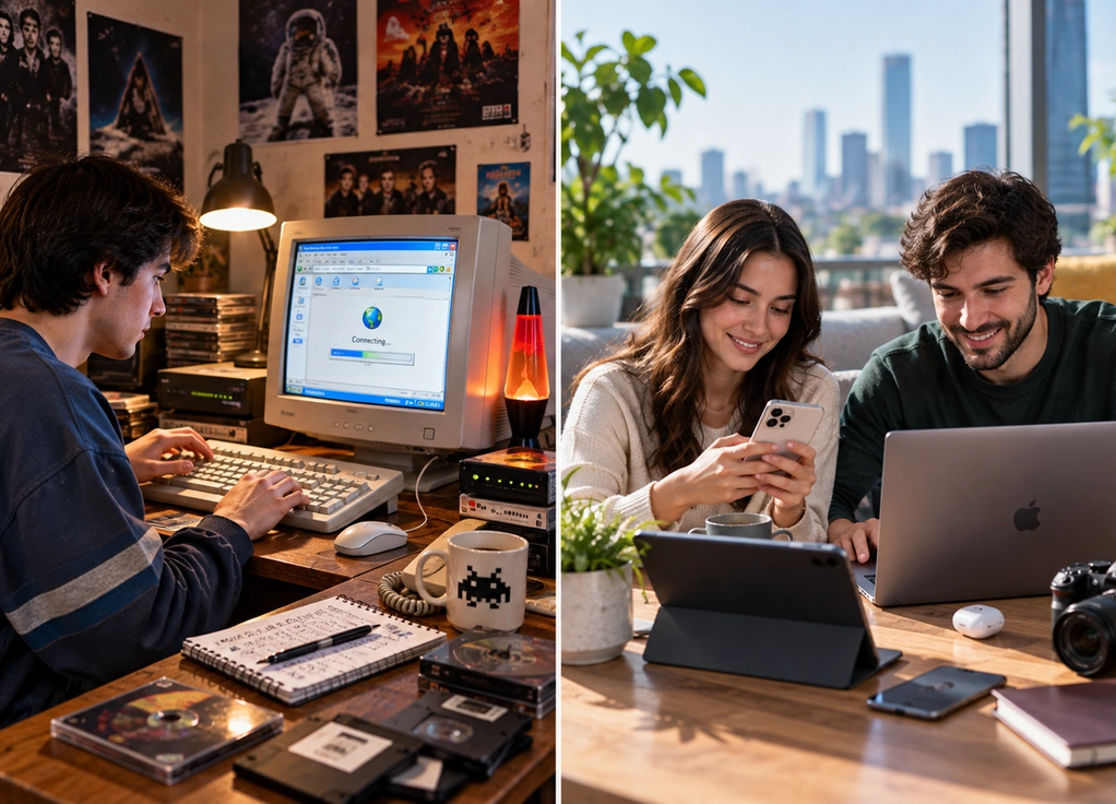 Then vs Now: How We Actually Used the Internet in 2000 vs 2025