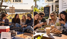 Then vs Now: How We Actually Spent Weekends Before Smartphones