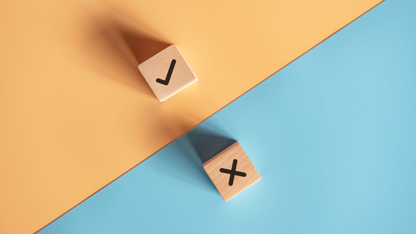 Illustration of a quiz being used to qualify leads and promote an online course