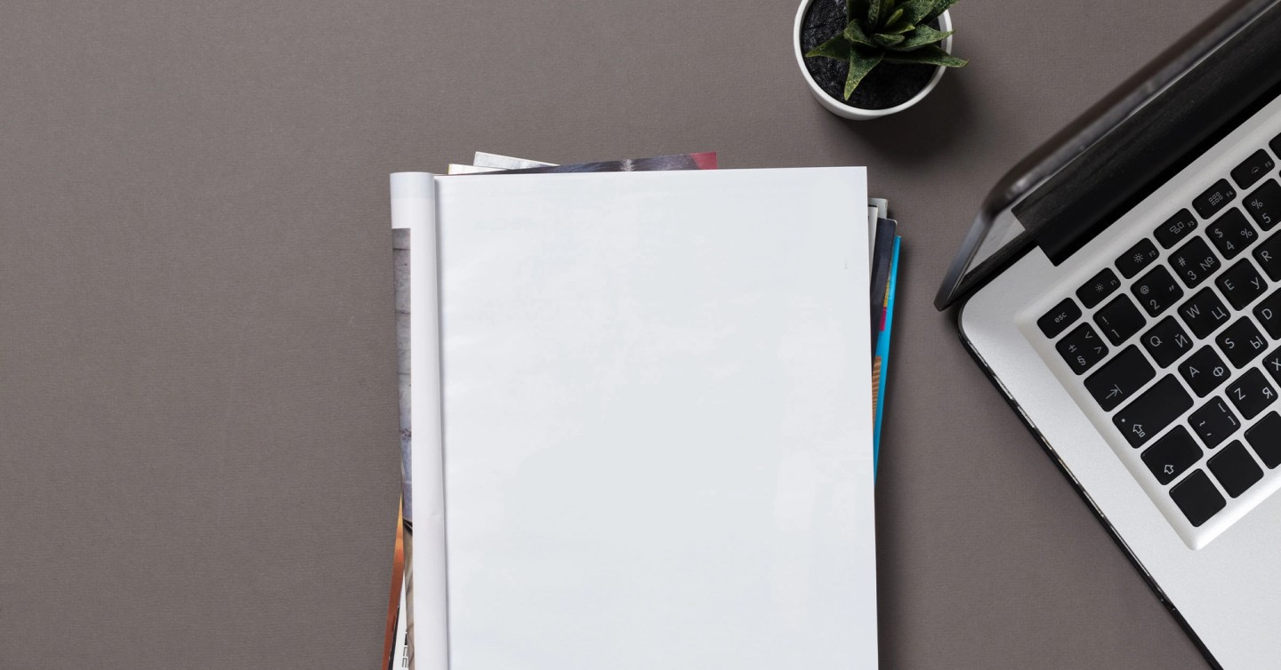 Illustration of an ebook transforming into a live webinar presentation with audience joining