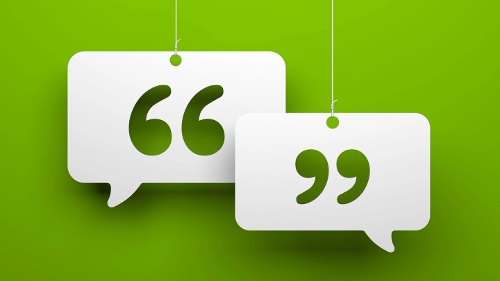 Illustration of customer testimonial cards with star ratings displayed on a website layout