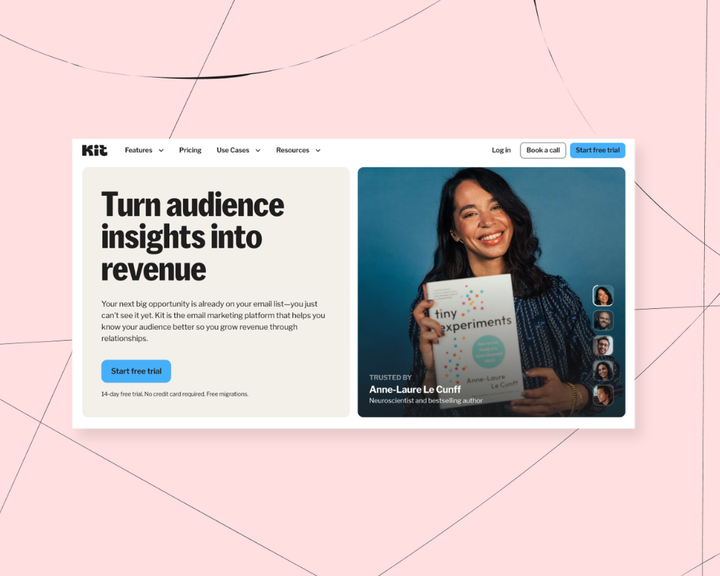 Illustration of Kit ConvertKit email platform review 