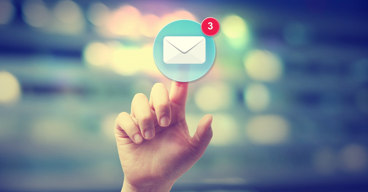 Illustration comparing email marketing platform dashboards with newsletter and campaign tools