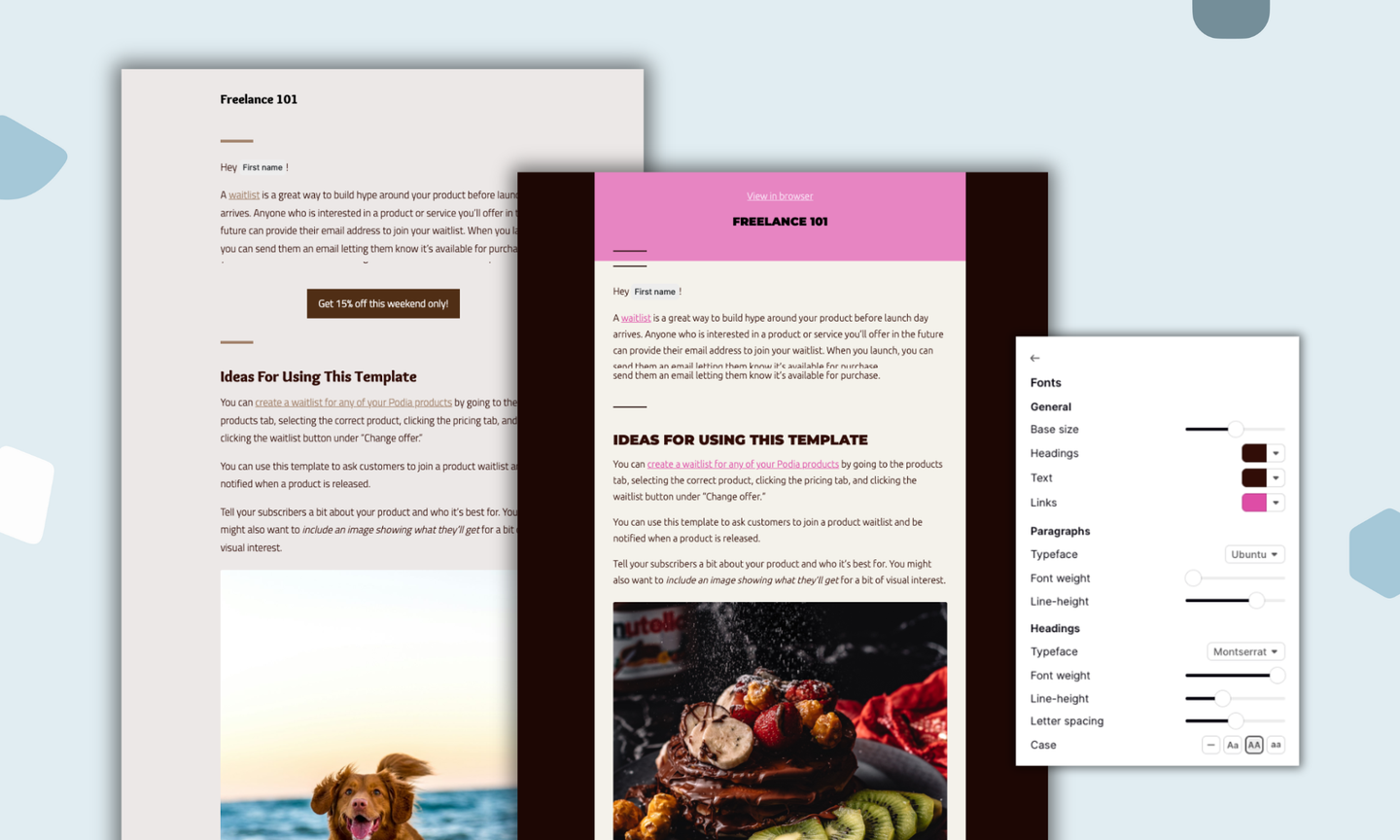 Illustration of a small email newsletter generating sales through autopilot revenue stream icons