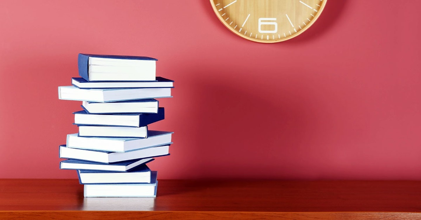 Illustration of an ebook with marketing megaphone, social icons, and sales arrows